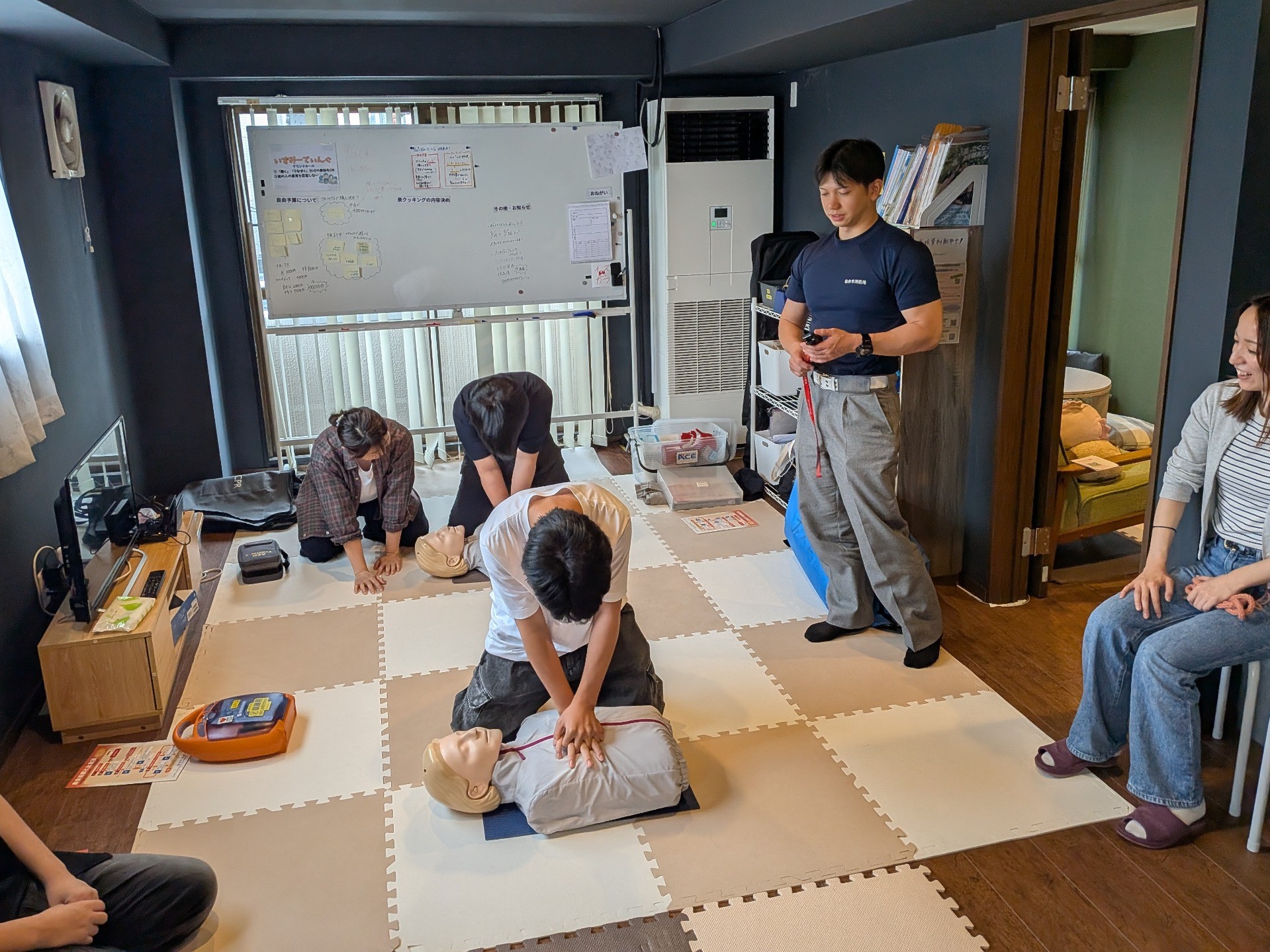 救急訓練をしました！