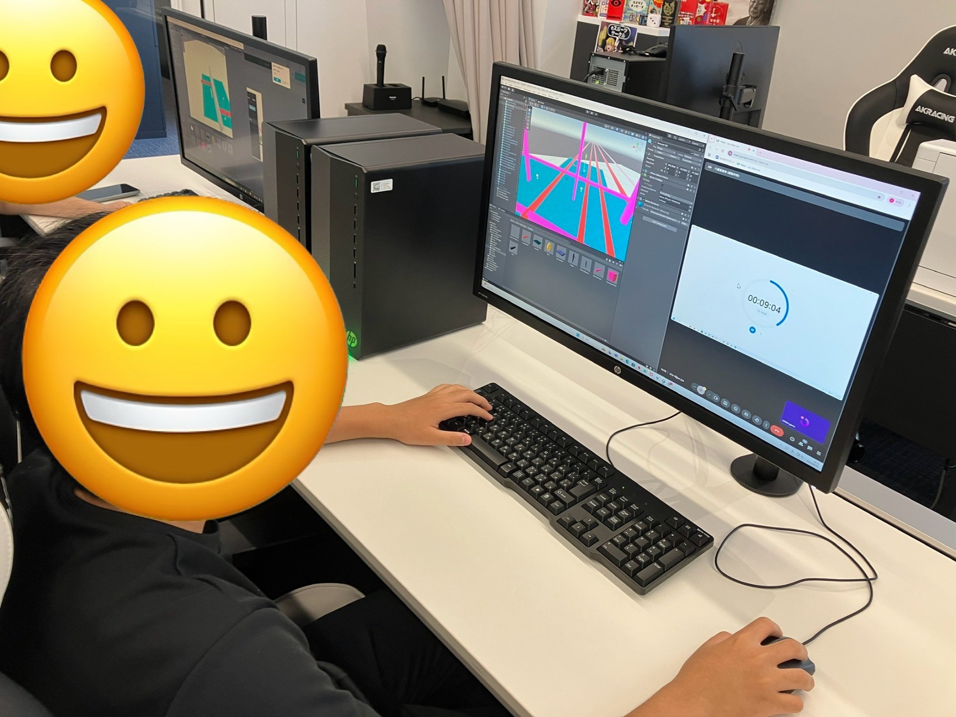 ゲーム作りを体験しました！