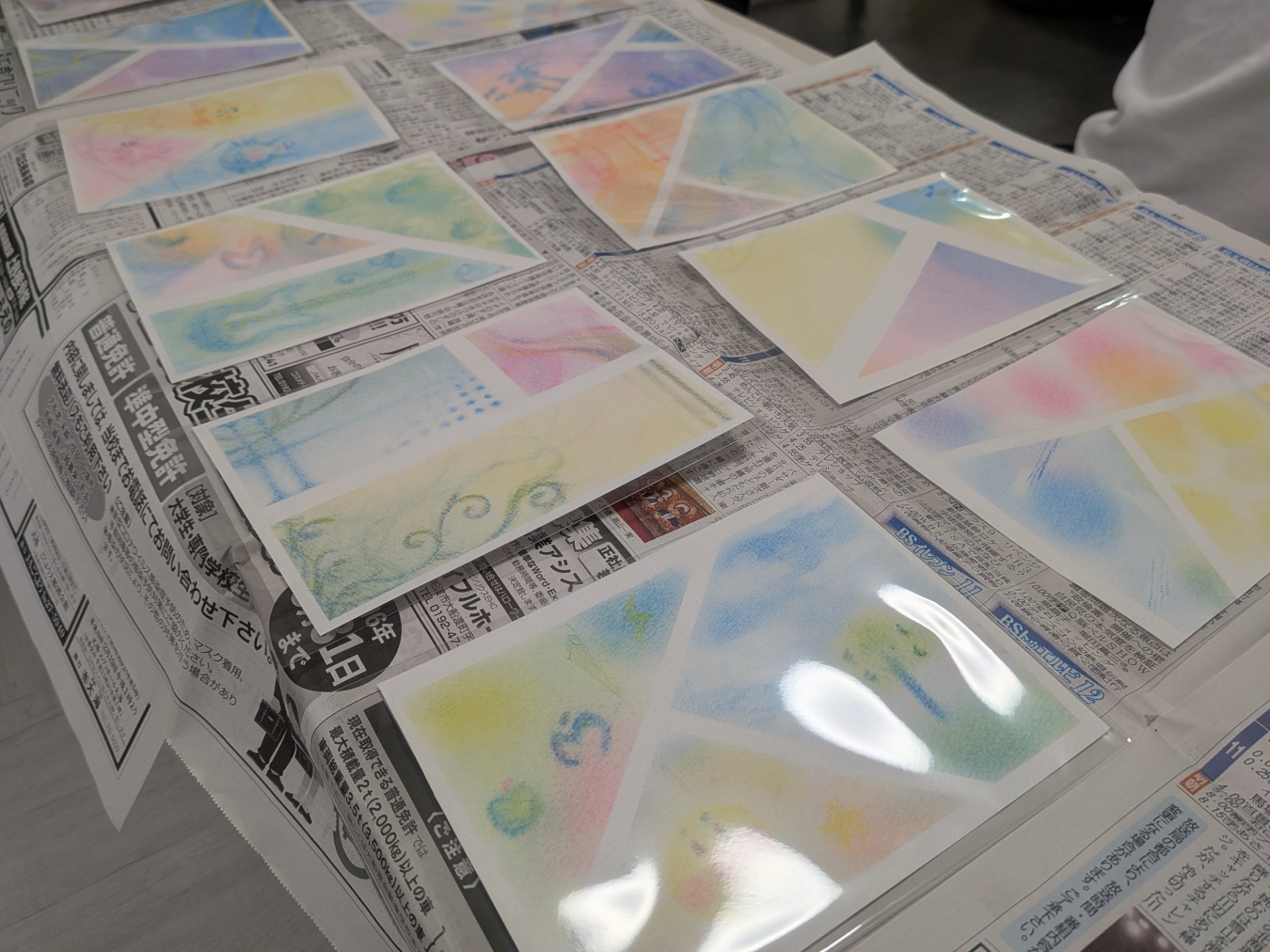 ３色パステルアートイベント🎨
