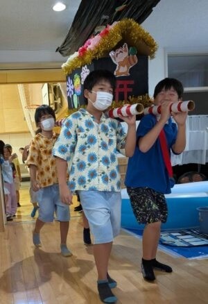 児童館夏祭りが開催されました😊