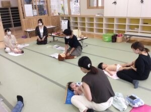 ベビーマッサージ講座を行いました♬