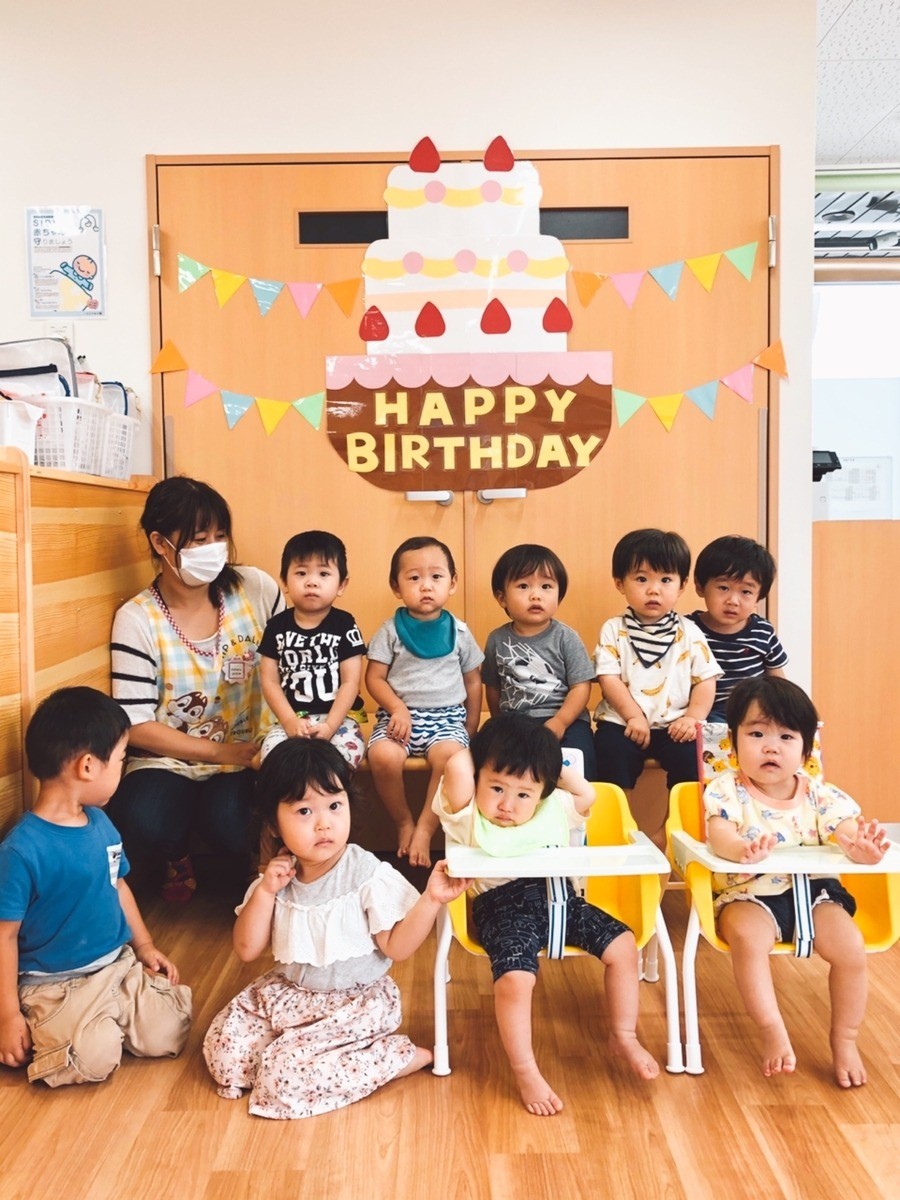 8月のお誕生会🕊🎉